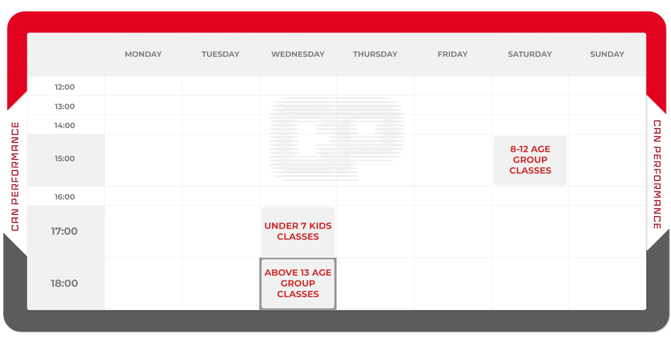 timetable can performance